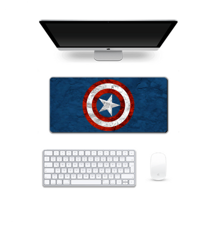 Captain America Shield Desk Mat - Marvel Heroes Edition